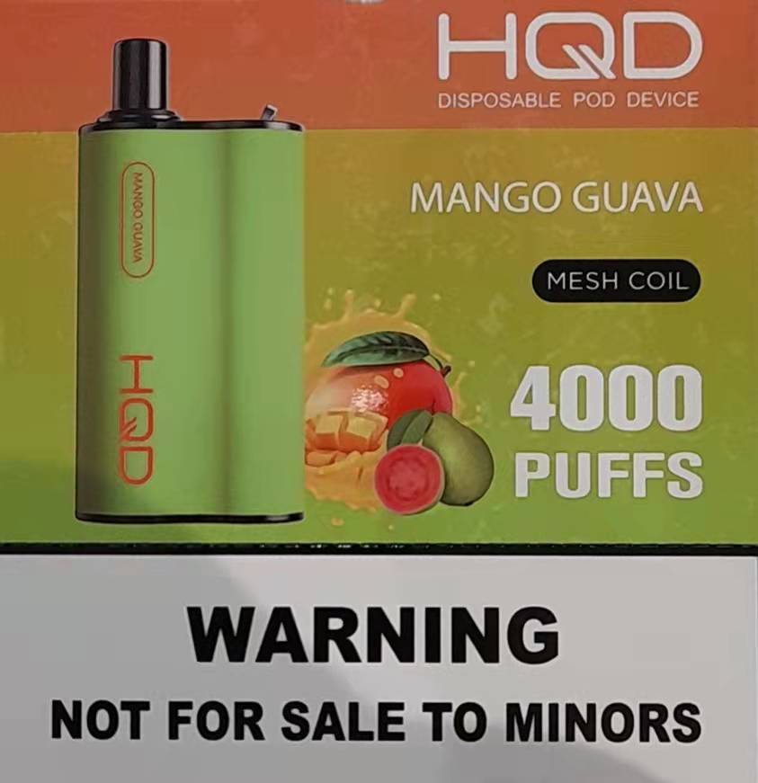 HQD Box 4000 puffs - Mango Guava