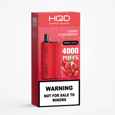 HQD Box 4000 puffs - Cherry Pomegranate