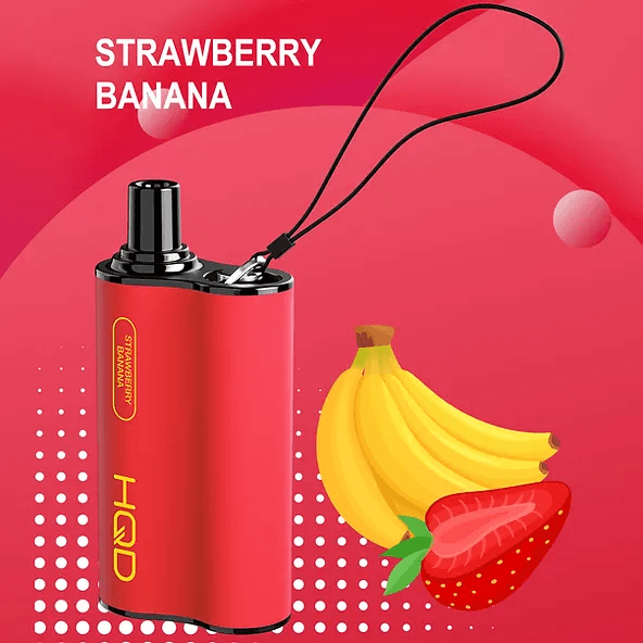HQD Box 4000 puffs - Strawberry Banana