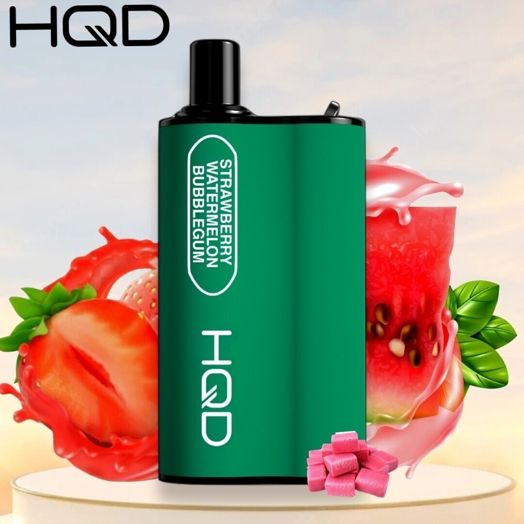 HQD Box 4000 puffs - Strawberry Watermelon Bubble Gum